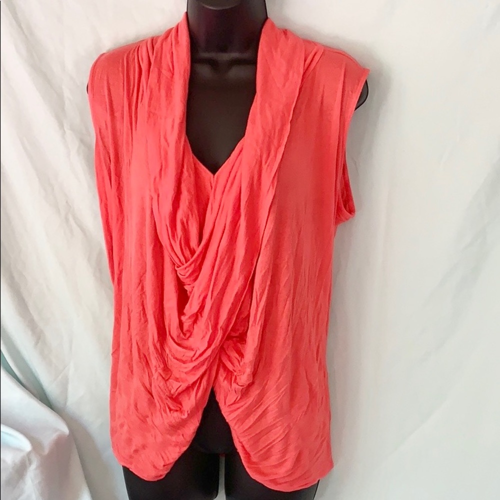 Coral Jennifer Lopez designed shirt tank